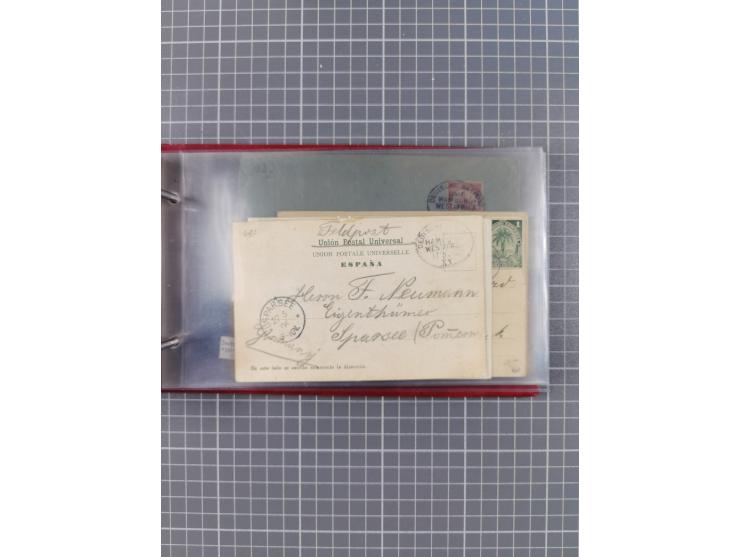 1895/1930, interessante Sammlung “DSP LINIE HAMBURG-WESTAFRIKA I-XLV” mit ca. 190 Briefen, Karten und GSK sowie ein Briefstüc
