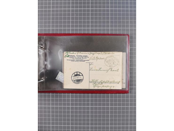 1895/1930, interessante Sammlung “DSP LINIE HAMBURG-WESTAFRIKA I-XLV” mit ca. 190 Briefen, Karten und GSK sowie ein Briefstüc