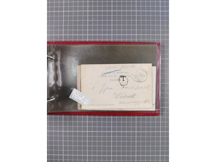 1895/1930, interessante Sammlung “DSP LINIE HAMBURG-WESTAFRIKA I-XLV” mit ca. 190 Briefen, Karten und GSK sowie ein Briefstüc