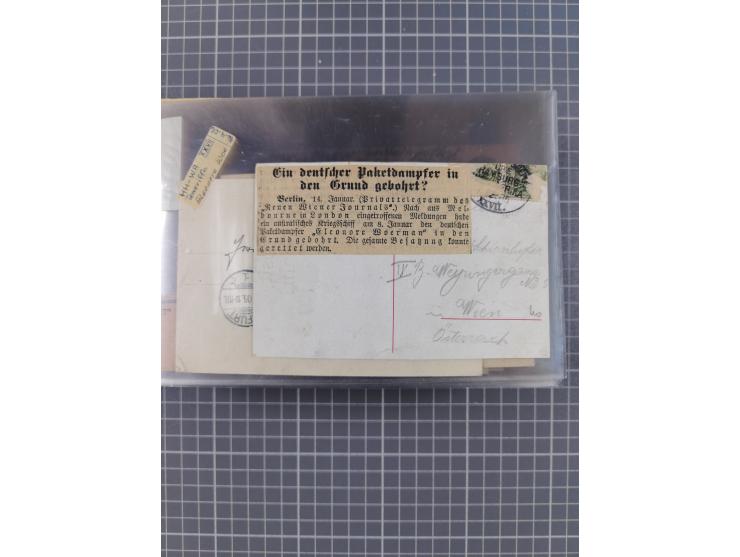 1895/1930, interessante Sammlung “DSP LINIE HAMBURG-WESTAFRIKA I-XLV” mit ca. 190 Briefen, Karten und GSK sowie ein Briefstüc