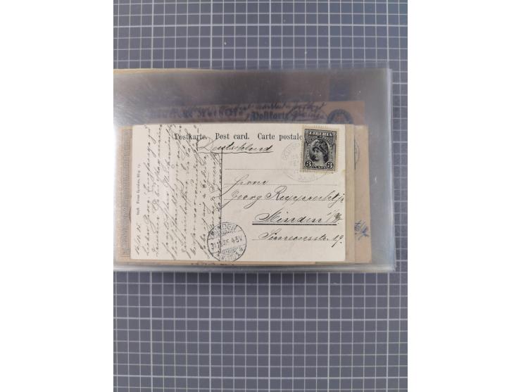1895/1930, interessante Sammlung “DSP LINIE HAMBURG-WESTAFRIKA I-XLV” mit ca. 190 Briefen, Karten und GSK sowie ein Briefstüc