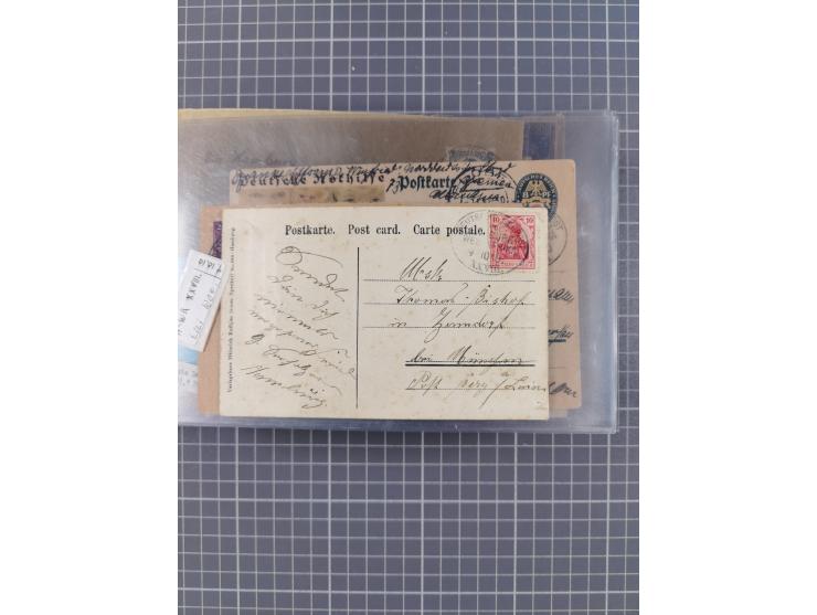 1895/1930, interessante Sammlung “DSP LINIE HAMBURG-WESTAFRIKA I-XLV” mit ca. 190 Briefen, Karten und GSK sowie ein Briefstüc