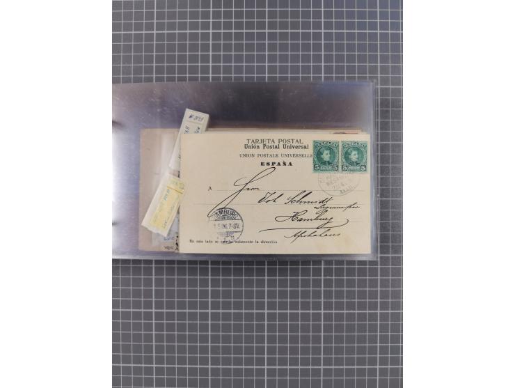 1895/1930, interessante Sammlung “DSP LINIE HAMBURG-WESTAFRIKA I-XLV” mit ca. 190 Briefen, Karten und GSK sowie ein Briefstüc