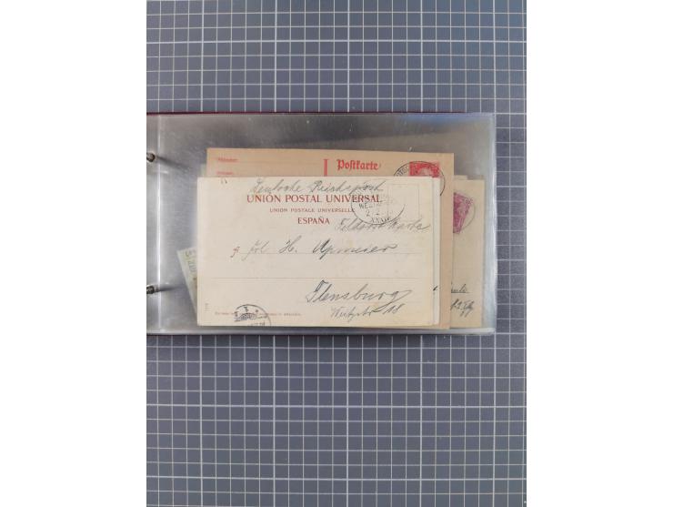 1895/1930, interessante Sammlung “DSP LINIE HAMBURG-WESTAFRIKA I-XLV” mit ca. 190 Briefen, Karten und GSK sowie ein Briefstüc