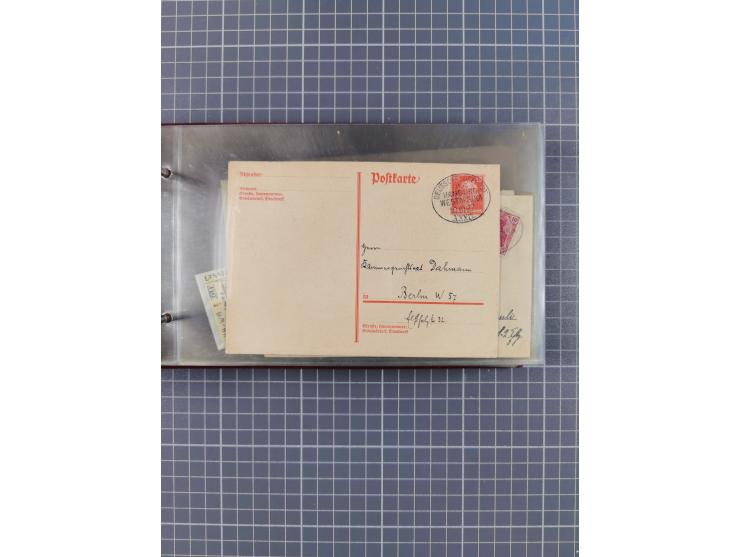 1895/1930, interessante Sammlung “DSP LINIE HAMBURG-WESTAFRIKA I-XLV” mit ca. 190 Briefen, Karten und GSK sowie ein Briefstüc