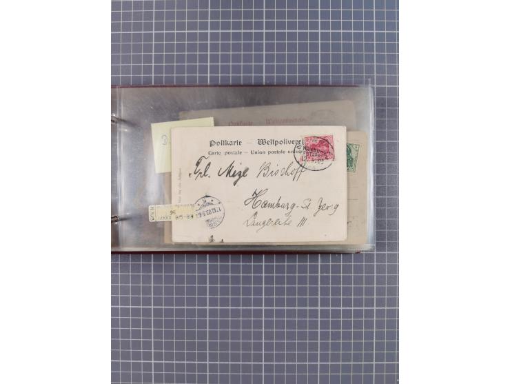 1895/1930, interessante Sammlung “DSP LINIE HAMBURG-WESTAFRIKA I-XLV” mit ca. 190 Briefen, Karten und GSK sowie ein Briefstüc
