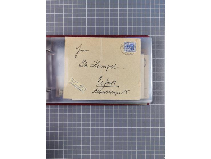 1895/1930, interessante Sammlung “DSP LINIE HAMBURG-WESTAFRIKA I-XLV” mit ca. 190 Briefen, Karten und GSK sowie ein Briefstüc