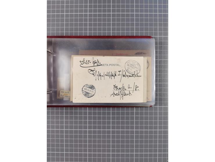 1895/1930, interessante Sammlung “DSP LINIE HAMBURG-WESTAFRIKA I-XLV” mit ca. 190 Briefen, Karten und GSK sowie ein Briefstüc