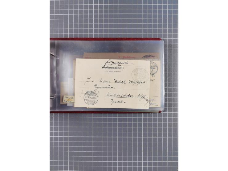 1895/1930, interessante Sammlung “DSP LINIE HAMBURG-WESTAFRIKA I-XLV” mit ca. 190 Briefen, Karten und GSK sowie ein Briefstüc