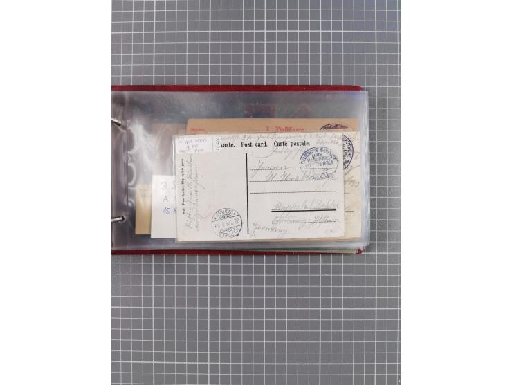 1895/1930, interessante Sammlung “DSP LINIE HAMBURG-WESTAFRIKA I-XLV” mit ca. 190 Briefen, Karten und GSK sowie ein Briefstüc