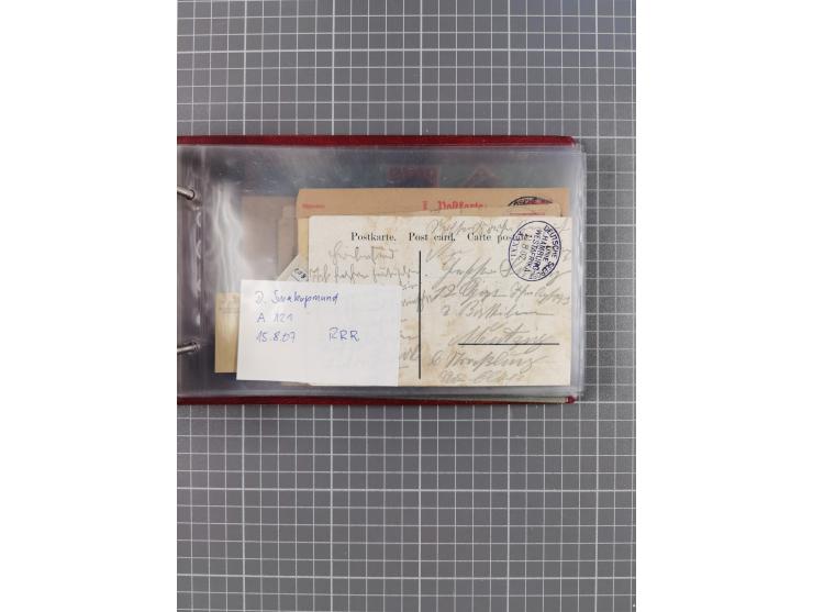 1895/1930, interessante Sammlung “DSP LINIE HAMBURG-WESTAFRIKA I-XLV” mit ca. 190 Briefen, Karten und GSK sowie ein Briefstüc