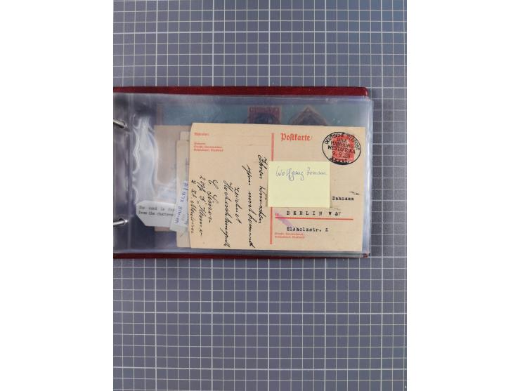 1895/1930, interessante Sammlung “DSP LINIE HAMBURG-WESTAFRIKA I-XLV” mit ca. 190 Briefen, Karten und GSK sowie ein Briefstüc