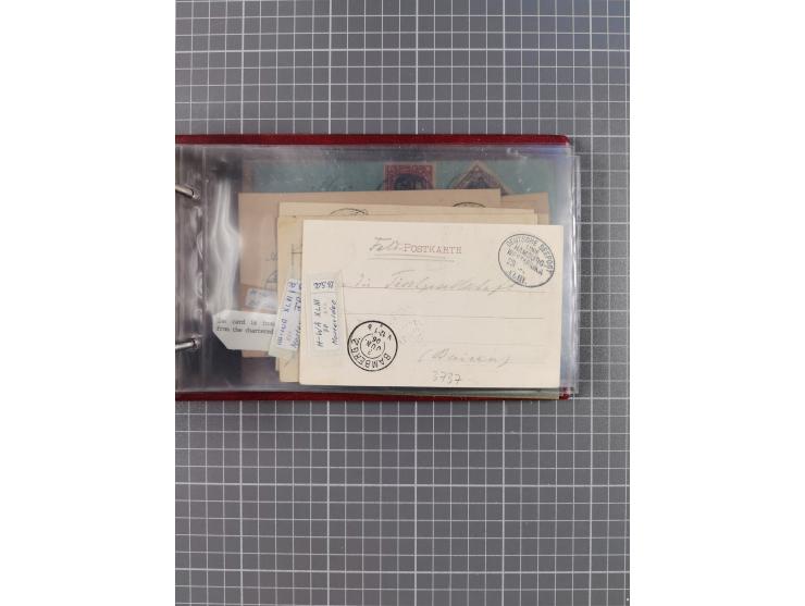 1895/1930, interessante Sammlung “DSP LINIE HAMBURG-WESTAFRIKA I-XLV” mit ca. 190 Briefen, Karten und GSK sowie ein Briefstüc