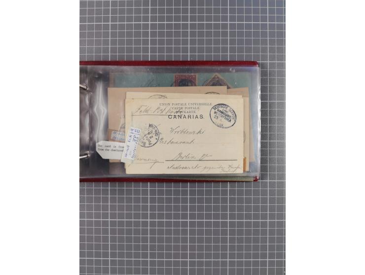 1895/1930, interessante Sammlung “DSP LINIE HAMBURG-WESTAFRIKA I-XLV” mit ca. 190 Briefen, Karten und GSK sowie ein Briefstüc