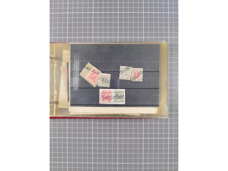 1872/1972, kleine Sammlung “Anlandestempel” inkl. Ausland mit 33 Briefen und Ganzsachen sowie einige lose Marken und Briefstü