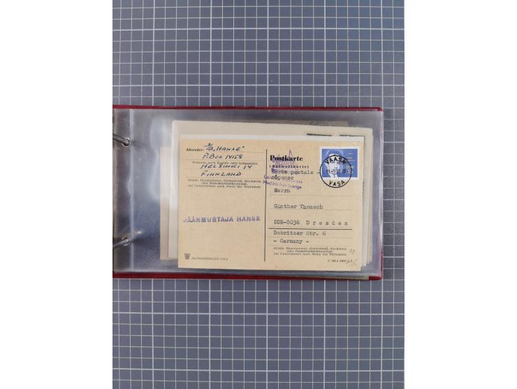 1872/1972, kleine Sammlung “Anlandestempel” inkl. Ausland mit 33 Briefen und Ganzsachen sowie einige lose Marken und Briefstü