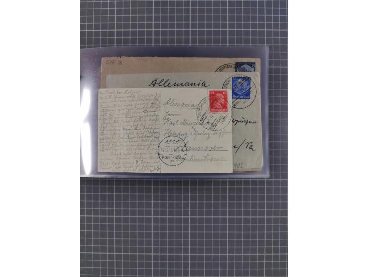 1927/39, interessante Sammlung “Norddeutscher Lloyd - Sonderreisen” mit ca. 100 Briefen, Karten und GSK, dabei Mittelmehrfahr