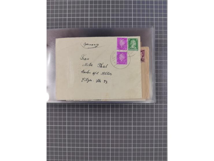 1927/39, interessante Sammlung “Norddeutscher Lloyd - Sonderreisen” mit ca. 100 Briefen, Karten und GSK, dabei Mittelmehrfahr