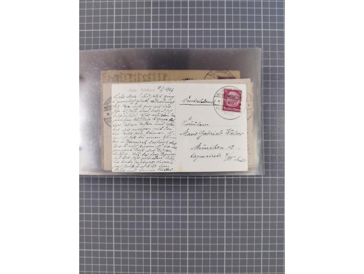 1927/39, interessante Sammlung “Norddeutscher Lloyd - Sonderreisen” mit ca. 100 Briefen, Karten und GSK, dabei Mittelmehrfahr