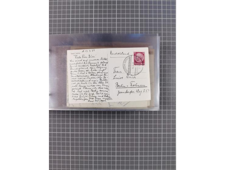 1927/39, interessante Sammlung “Norddeutscher Lloyd - Sonderreisen” mit ca. 100 Briefen, Karten und GSK, dabei Mittelmehrfahr