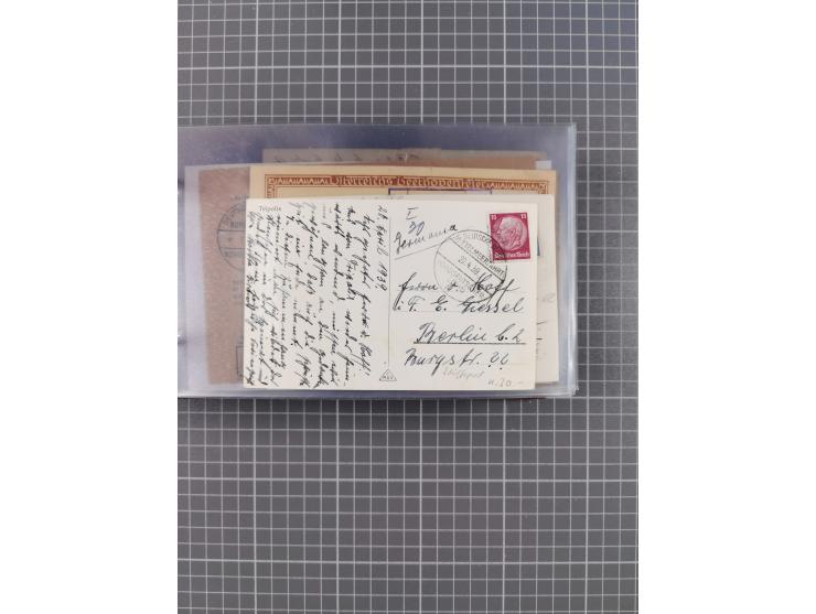 1927/39, interessante Sammlung “Norddeutscher Lloyd - Sonderreisen” mit ca. 100 Briefen, Karten und GSK, dabei Mittelmehrfahr