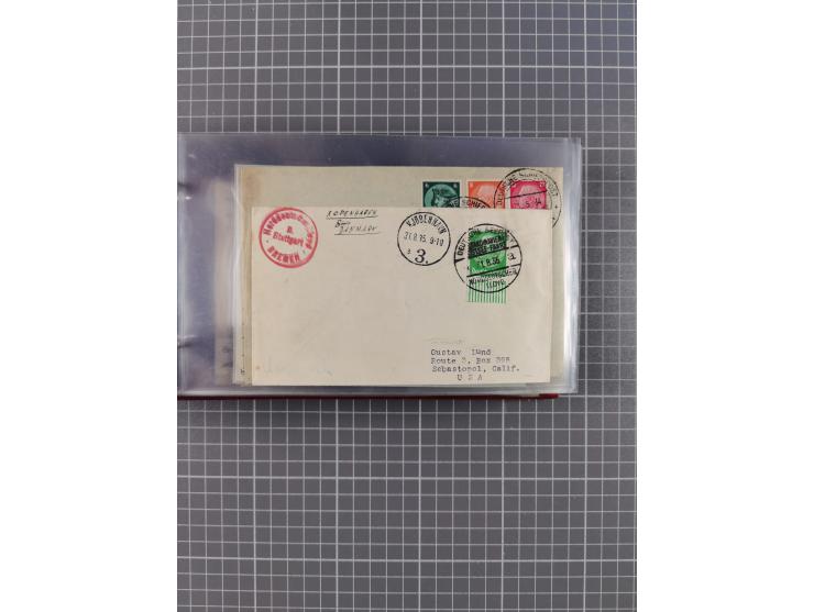 1927/39, interessante Sammlung “Norddeutscher Lloyd - Sonderreisen” mit ca. 100 Briefen, Karten und GSK, dabei Mittelmehrfahr