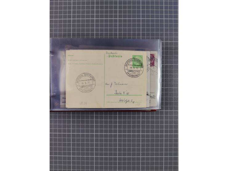 1927/39, interessante Sammlung “Norddeutscher Lloyd - Sonderreisen” mit ca. 100 Briefen, Karten und GSK, dabei Mittelmehrfahr