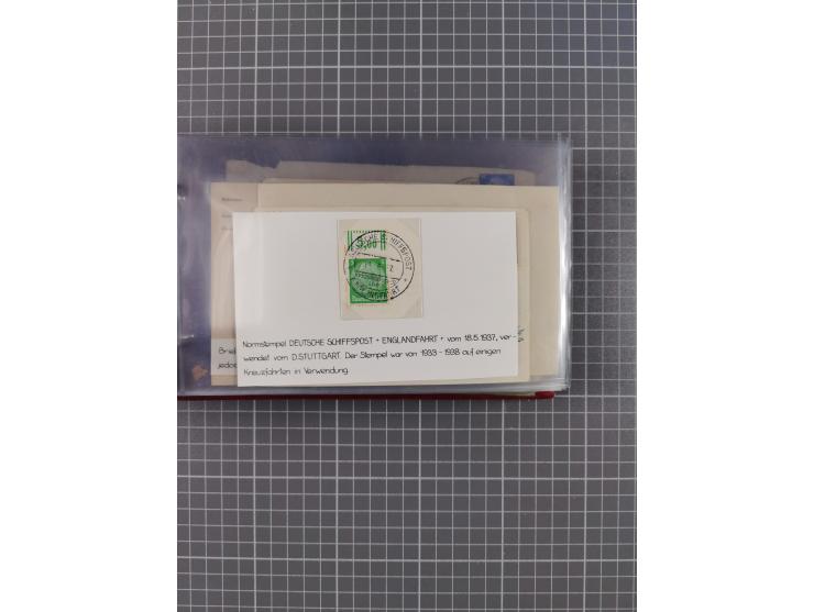 1927/39, interessante Sammlung “Norddeutscher Lloyd - Sonderreisen” mit ca. 100 Briefen, Karten und GSK, dabei Mittelmehrfahr