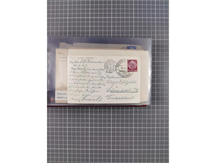 1927/39, interessante Sammlung “Norddeutscher Lloyd - Sonderreisen” mit ca. 100 Briefen, Karten und GSK, dabei Mittelmehrfahr