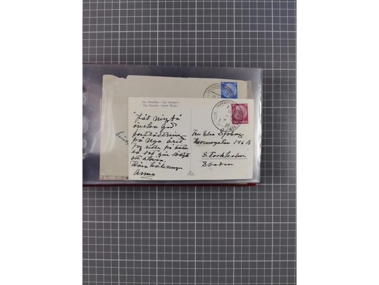 1927/39, interessante Sammlung “Norddeutscher Lloyd - Sonderreisen” mit ca. 100 Briefen, Karten und GSK, dabei Mittelmehrfahr