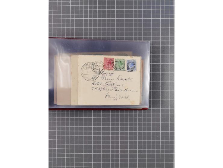 1927/39, interessante Sammlung “Norddeutscher Lloyd - Sonderreisen” mit ca. 100 Briefen, Karten und GSK, dabei Mittelmehrfahr