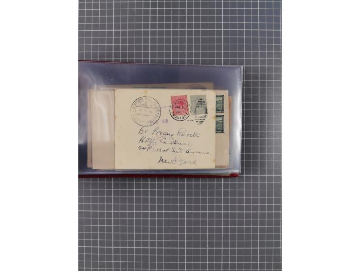 1927/39, interessante Sammlung “Norddeutscher Lloyd - Sonderreisen” mit ca. 100 Briefen, Karten und GSK, dabei Mittelmehrfahr