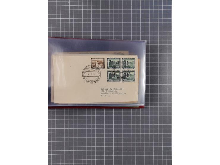 1927/39, interessante Sammlung “Norddeutscher Lloyd - Sonderreisen” mit ca. 100 Briefen, Karten und GSK, dabei Mittelmehrfahr