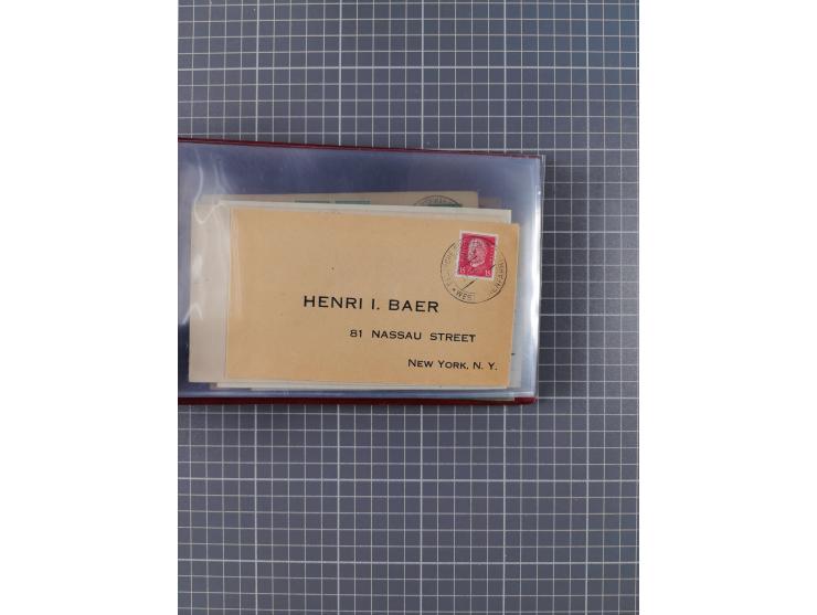 1927/39, interessante Sammlung “Norddeutscher Lloyd - Sonderreisen” mit ca. 100 Briefen, Karten und GSK, dabei Mittelmehrfahr