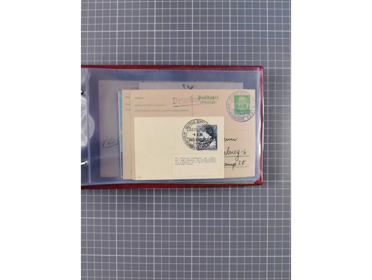 1927/39, interessante Sammlung “Norddeutscher Lloyd - Sonderreisen” mit ca. 100 Briefen, Karten und GSK, dabei Mittelmehrfahr