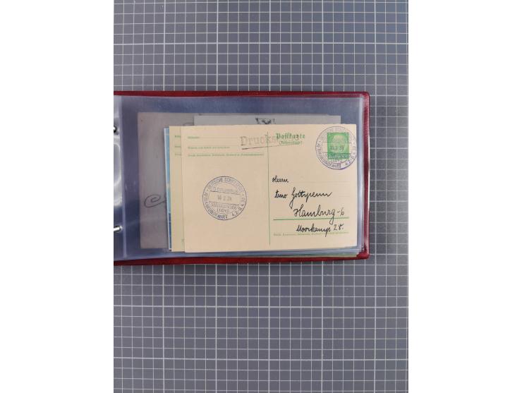 1927/39, interessante Sammlung “Norddeutscher Lloyd - Sonderreisen” mit ca. 100 Briefen, Karten und GSK, dabei Mittelmehrfahr