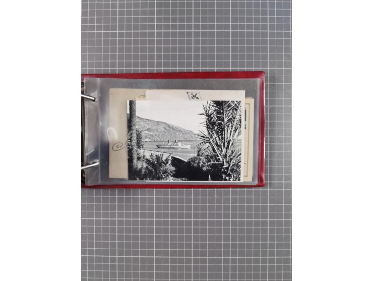 1927/39, interessante Sammlung “Norddeutscher Lloyd - Sonderreisen” mit ca. 100 Briefen, Karten und GSK, dabei Mittelmehrfahr