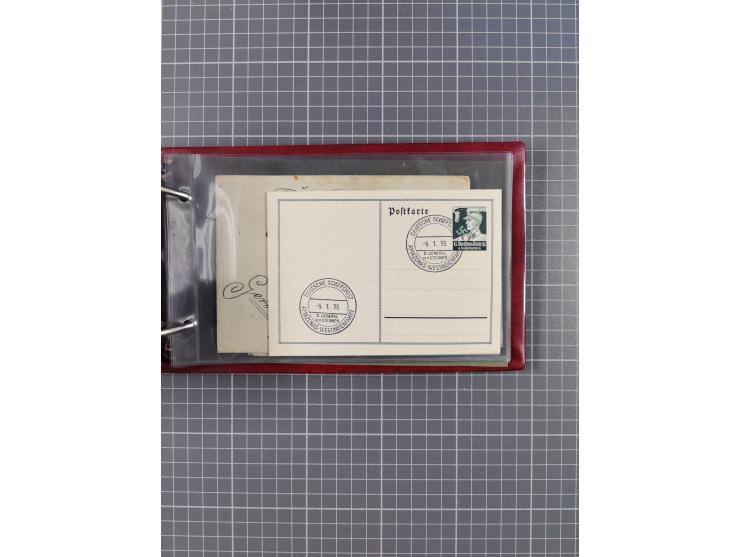 1927/39, interessante Sammlung “Norddeutscher Lloyd - Sonderreisen” mit ca. 100 Briefen, Karten und GSK, dabei Mittelmehrfahr