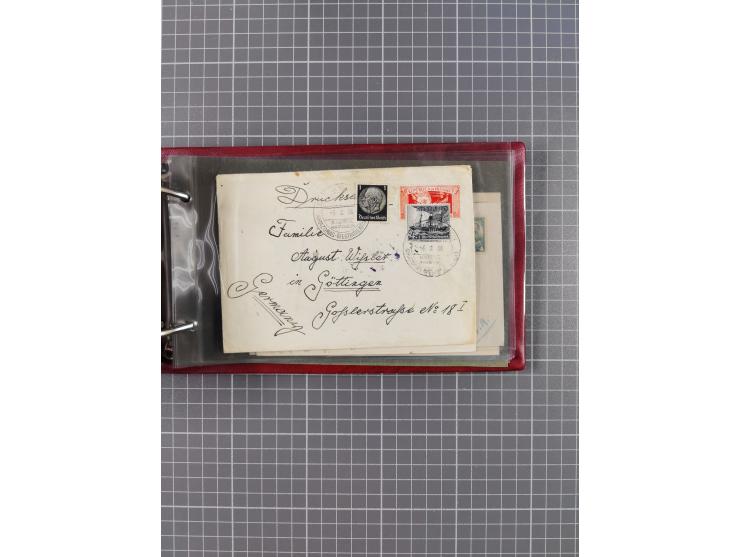 1927/39, interessante Sammlung “Norddeutscher Lloyd - Sonderreisen” mit ca. 100 Briefen, Karten und GSK, dabei Mittelmehrfahr