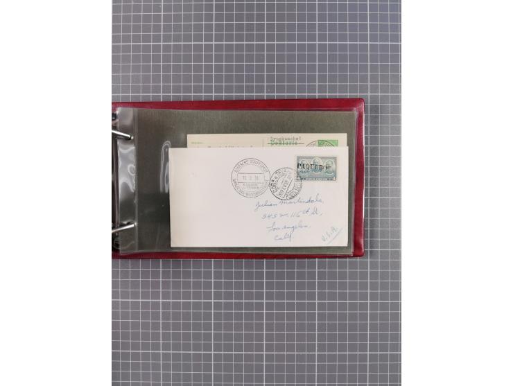 1927/39, interessante Sammlung “Norddeutscher Lloyd - Sonderreisen” mit ca. 100 Briefen, Karten und GSK, dabei Mittelmehrfahr