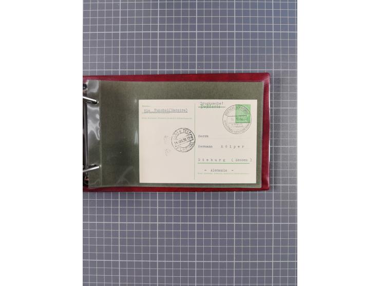 1927/39, interessante Sammlung “Norddeutscher Lloyd - Sonderreisen” mit ca. 100 Briefen, Karten und GSK, dabei Mittelmehrfahr