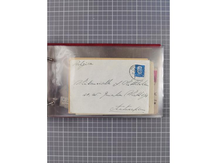 1897/1934, Sammlung “DSP LINIE BREMEN-LA PLATA” mit ca. 135 Briefen, Karten und GSK mit diversen Unterscheidungs-Buchstaben, 