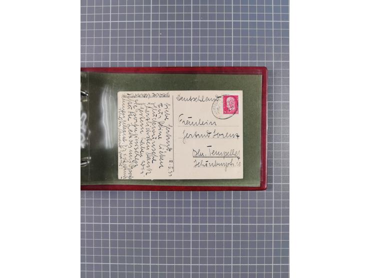 1897/1934, Sammlung “DSP LINIE BREMEN-LA PLATA” mit ca. 135 Briefen, Karten und GSK mit diversen Unterscheidungs-Buchstaben, 