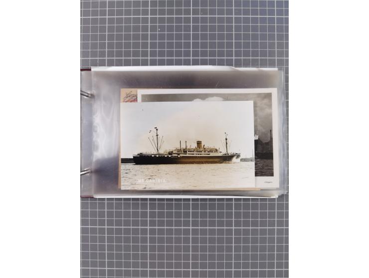 1923/35, Sammlung “DSP HAMBURG-AMERIKA-LINIE” (Segment-Stempel) mit ca. 35 Briefen, Karten und GSK, dabei drei Belege aus der