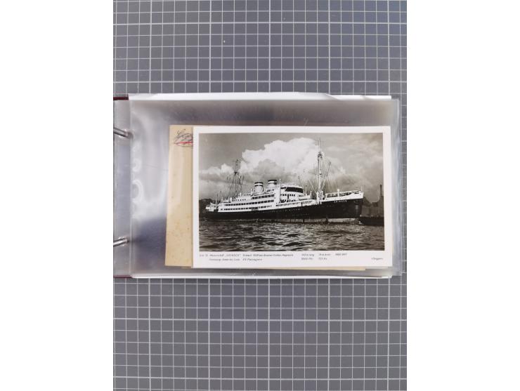 1923/35, Sammlung “DSP HAMBURG-AMERIKA-LINIE” (Segment-Stempel) mit ca. 35 Briefen, Karten und GSK, dabei drei Belege aus der