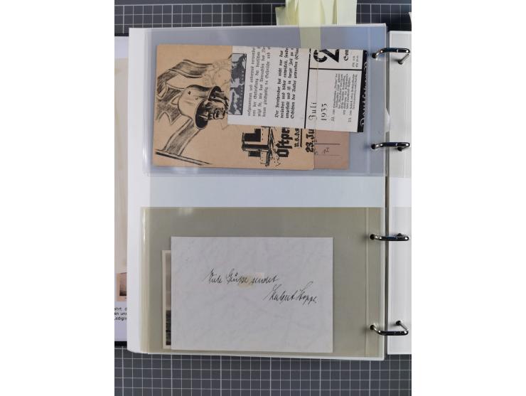 1920/40, Sammlung “Seedienst Ostpreussen” mit ca. 30 Briefen, Karten und GSK inkl. frühe Nebenstempel “Auf hoher See”, dabei 