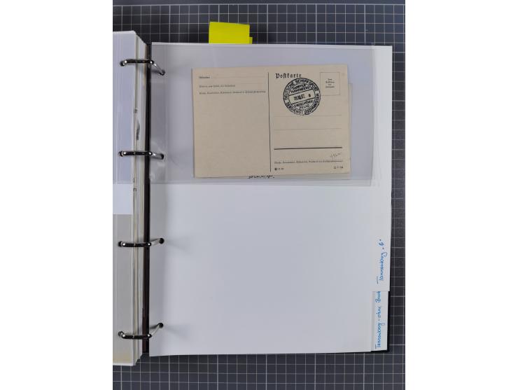 1920/40, Sammlung “Seedienst Ostpreussen” mit ca. 30 Briefen, Karten und GSK inkl. frühe Nebenstempel “Auf hoher See”, dabei 