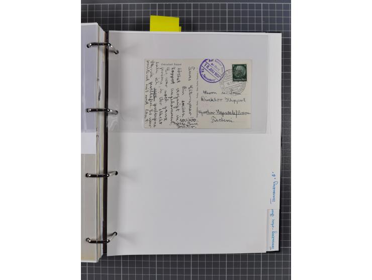 1920/40, Sammlung “Seedienst Ostpreussen” mit ca. 30 Briefen, Karten und GSK inkl. frühe Nebenstempel “Auf hoher See”, dabei 