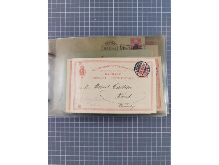 1853/1970 (ca.), interessante Sammlung “Schiffspost der Ostsee” mit Schwerpunkt bei den Anlandungsstempeln, ca 130 Briefe, Ka