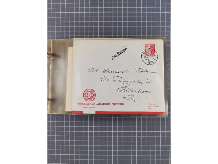 1853/1970 (ca.), interessante Sammlung “Schiffspost der Ostsee” mit Schwerpunkt bei den Anlandungsstempeln, ca 130 Briefe, Ka